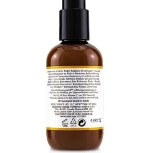 Kiehl’s Power Strength 12.5% Vitamin C Serum 3.4oz/100ml – Anti-Aging, New - Picture 4 of 4